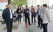 党委书记罗嗣海带队巡查校园环境