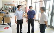 党委书记罗嗣海检查开学各项准备工作 